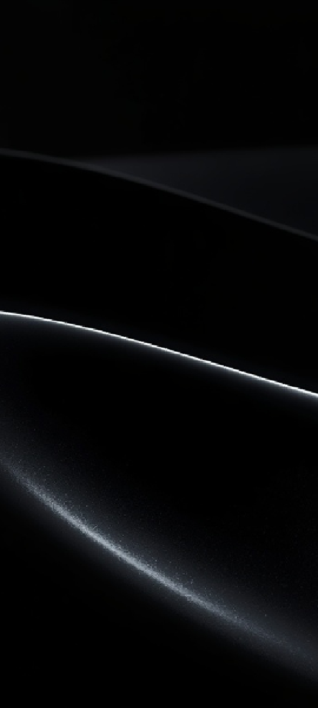 Smooth black curves with soft ambient glow mobile